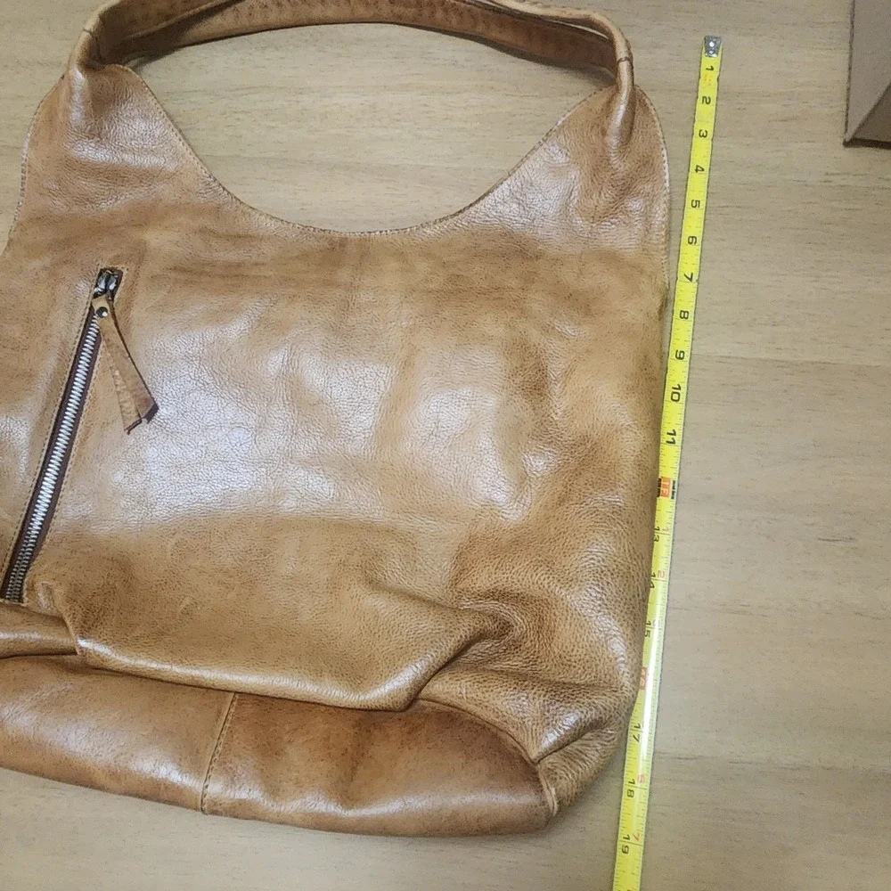 Latico Leather Camilla Boho Shoulder Bag In Camel Tan Leather New